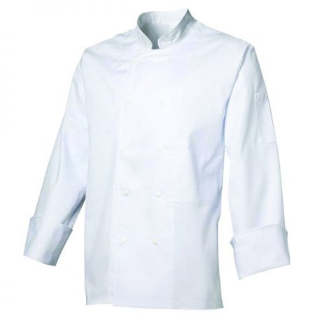 Veste Cuisinier Manches Longues Blanches