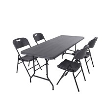 Table Pliante En Rotin 6FT