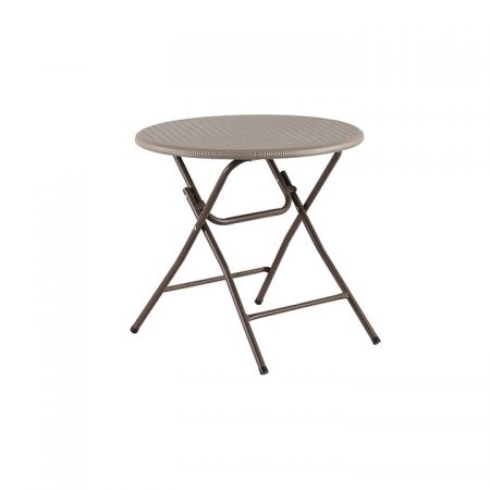 Table Ronde De 80cm En Rotin