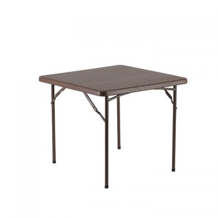 Table Carrée Pliante En Rotin