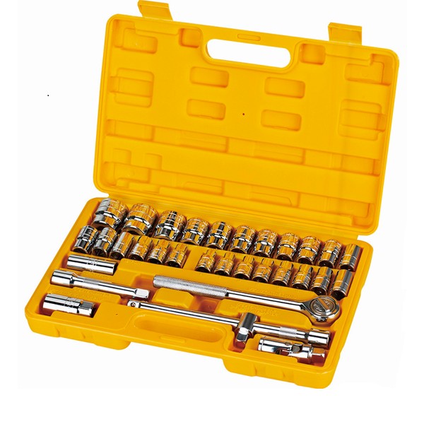 WT8054 Jeu de douilles métriques 1/2 "