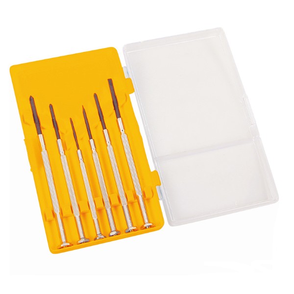 WT8011 6pcs jeu de tournevis de précision