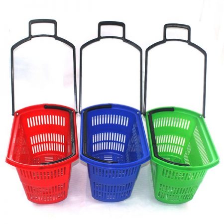 Petit Panier à Quatre Roues à Roulettes