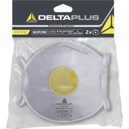 PACK DE 2 MASQUES MOULÉS FFP2 AVEC VALVE – VAPEUR ORGANIQUE – DOLOMITE