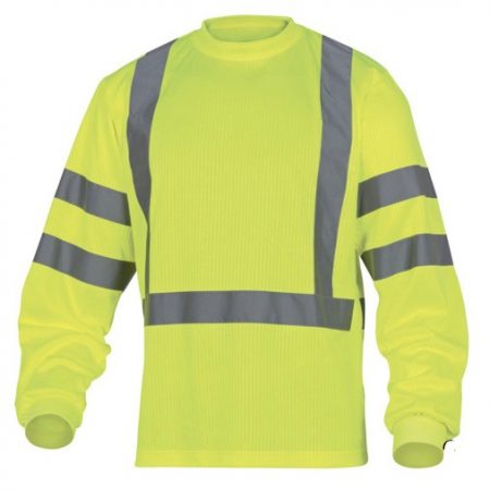TEE-SHIRT HV MANCHES LONGUES – 75% POLYESTER 25% COTON 200 G / M²